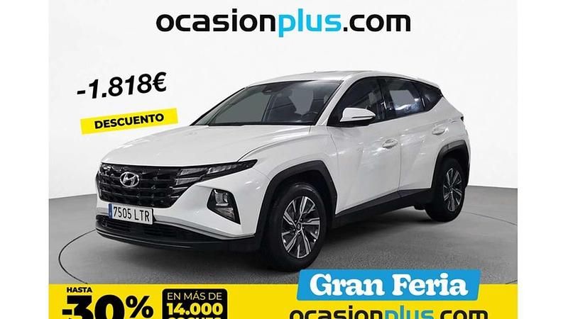 Blanco Usado 2021 Hyundai Tucson SUV | 18.182 € (Precio justo) - Imagen 1/4