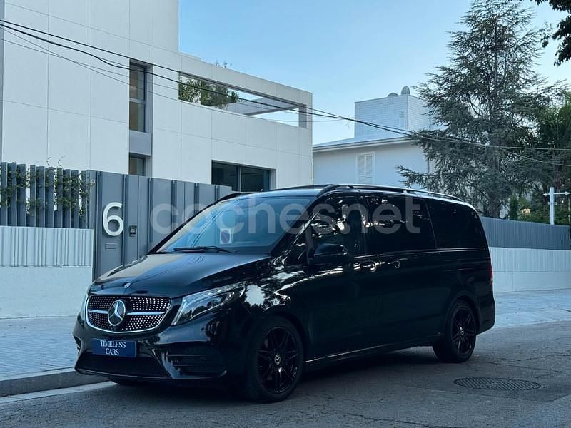 Negro Usado 2021 Mercedes V300 Exclusive Monovolumen | 55.990 € (Precio justo) - Imagen 1/4