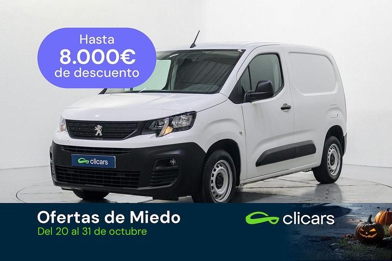 Blanco Usado 2021 Peugeot Partner S Monovolumen | 10.490 € (Precio justo) - Imagen 1/4