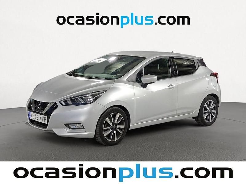 Usado Nissan Micra N-Connecta 90 CV (66 kW) 2019 Gris plata Utilitario