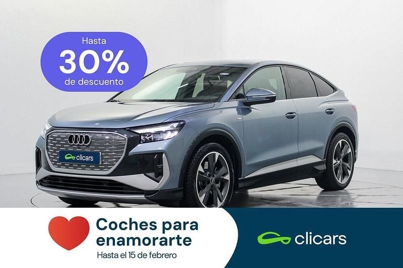 Usado Audi Q4 Sportback e-tron S-Line 219 kW (299 CV) 2023 Azul SUV