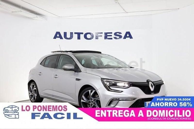 Usado Renault Mégane GT Line GT 160 CV (117 kW) 2018 Gris / plata Berlina