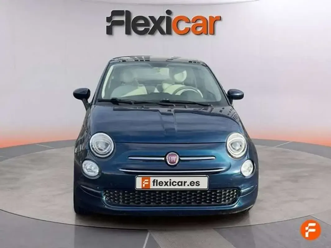 Usado Fiat 500 Lounge 69 CV (50 kW) 2019 Azul Utilitario