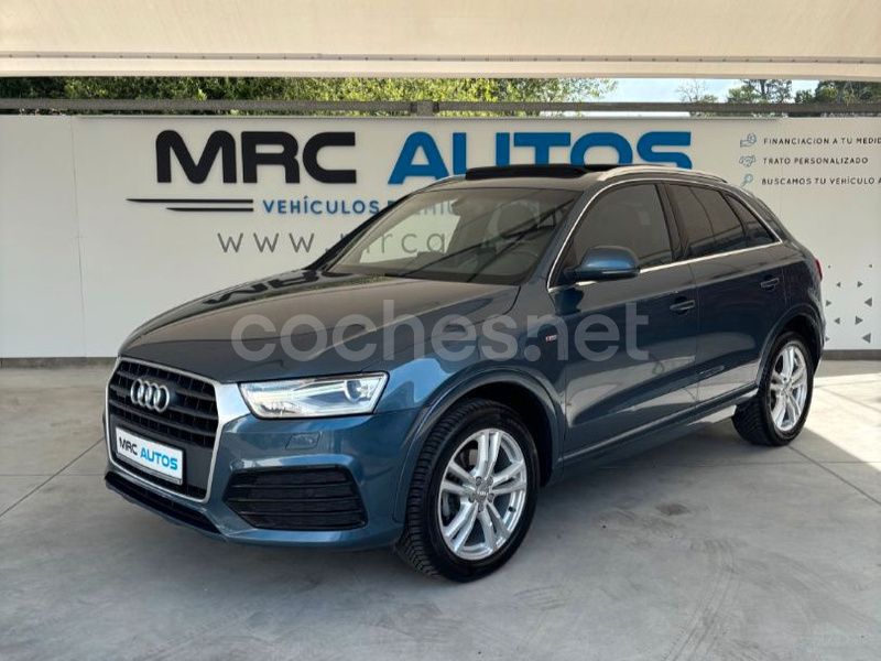 Azul Usado 2017 Audi Q3 S-Line SUV | 21.900 € (Un poco caro) - Imagen 1/4