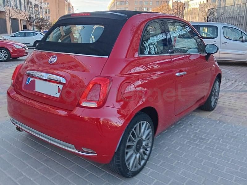 Usado Fiat 500C Lounge 69 CV (50 kW) 2016 Rojo Descapotable