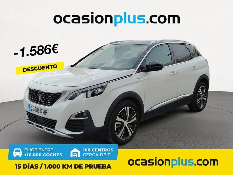Blanco Usado 2018 Peugeot 3008 GT-line Recogida | 17.450 € (Un poco caro) - Imagen 1/4