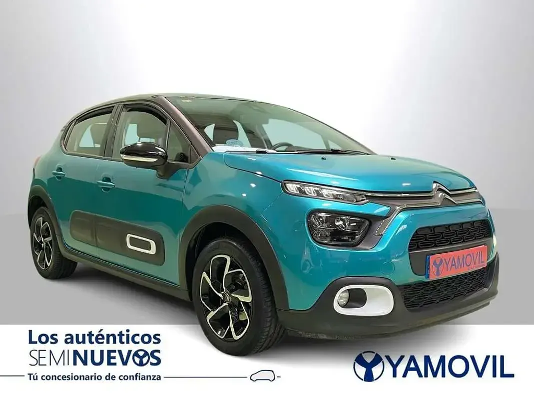 Usado Citroën C3 Feel 82 CV (60 kW) 2020 Azul Utilitario