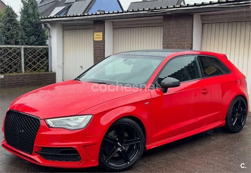 Rojo Usado 2014 Audi A3 S-Line Berlina | 15.700 € (Un poco caro) - Imagen 1/4