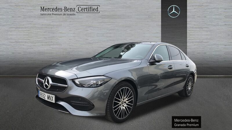 Gris Usado 2024 Mercedes C200 Berlina | 44.900 € (Precio justo) - Imagen 1/4