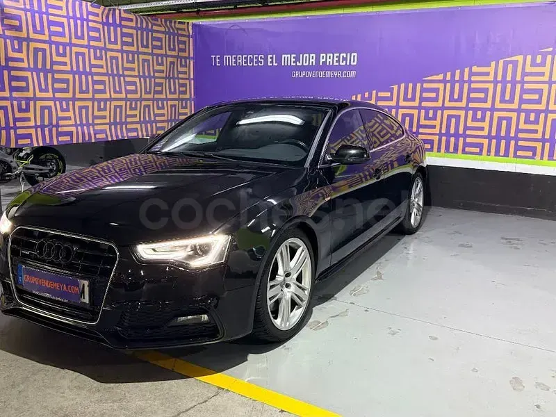 Usado Audi A5 Sportback S-Line 245 CV (180 kW) 2015 Negro Utilitario