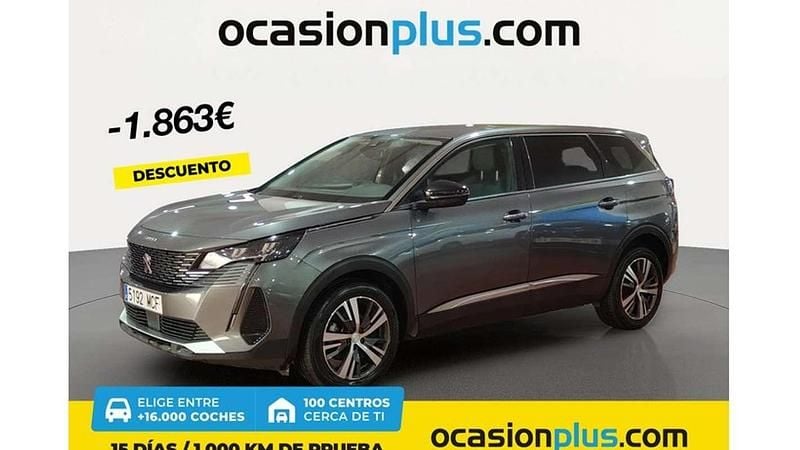 Plateado Usado 2022 Peugeot 5008 Allure Monovolumen | 18.046 € (Precio justo) - Imagen 1/4