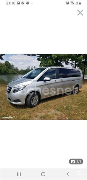 Usado Mercedes V220 Avantgarde 163 CV (119 kW) 2015 Gris / plata Monovolumen