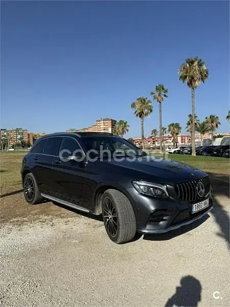 Usado Mercedes GLC250 AMG line 204 CV (150 kW) 2016 Gris / plata SUV