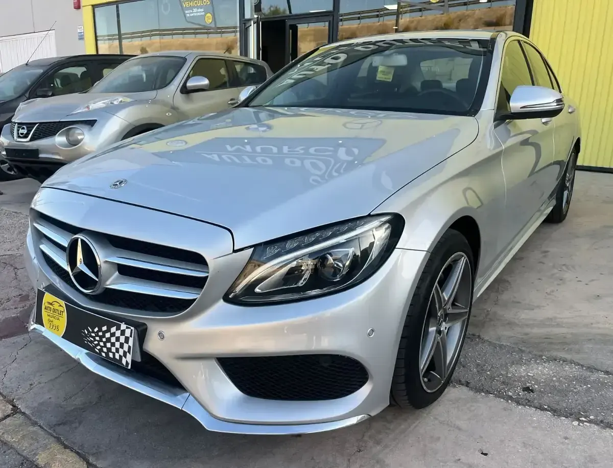 Usado Mercedes C220 194 CV (142 kW) 2018 Gris Berlina