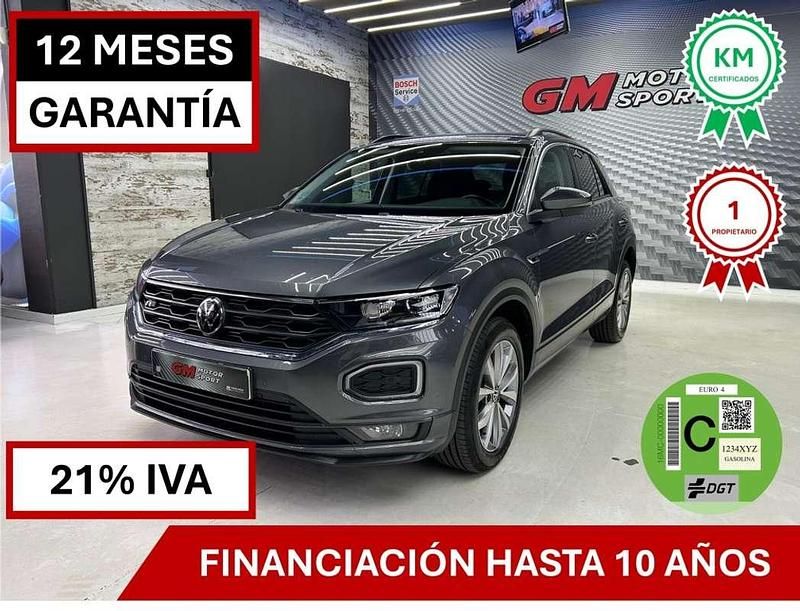 Usado VW T-Roc Advance 110 CV (80 kW) 2021 Gris SUV