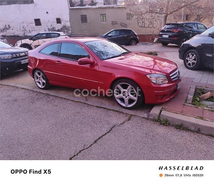 Usado Mercedes CLC220 150 CV (110 kW) 2008 Rojo Utilitario