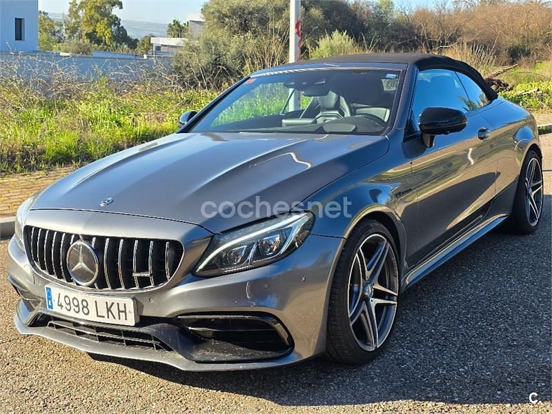 Usado Mercedes C63 AMG 476 CV (350 kW) 2016 Gris / plata Descapotable