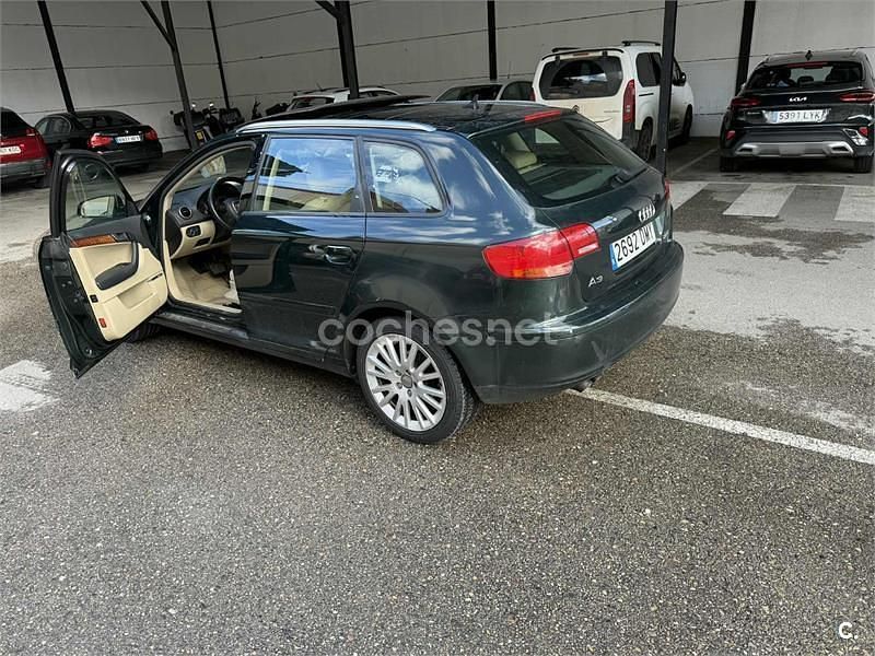Usado Audi A3 Ambition 140 CV (102 kW) 2005 Verde Berlina