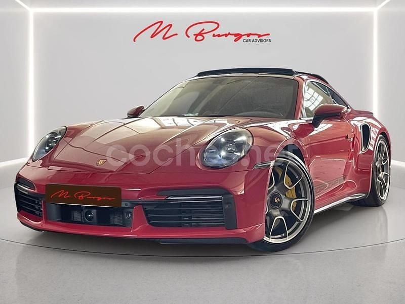Rojo Usado 2021 Porsche 911 Turbo S Coupe | 238.900 € (Super precio) - Imagen 1/4