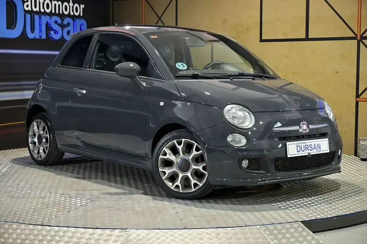 Usado Fiat 500S S 86 CV (63 kW) 2014 Gris / plata Berlina