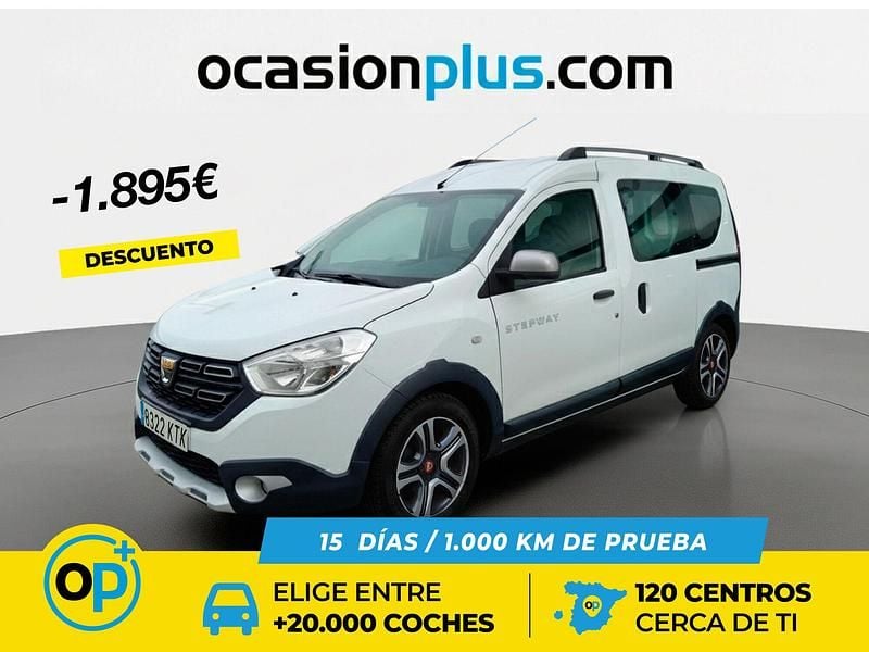 Käytetty Dacia Dokker 95 HP (69 kW) 2019 Valkoinen Tila-auto