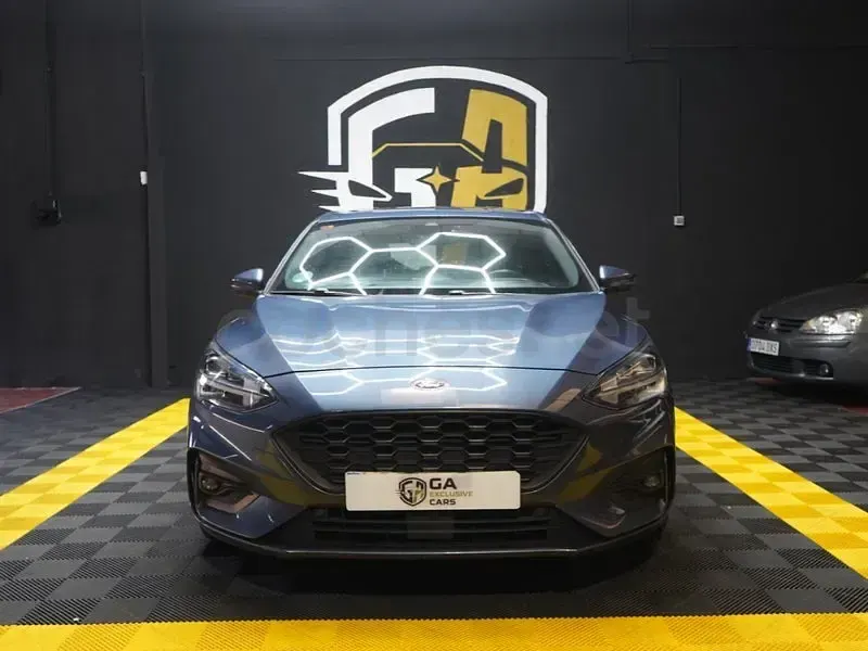 Usado Ford Focus ST-Line 125 CV (91 kW) 2019 Azul Berlina