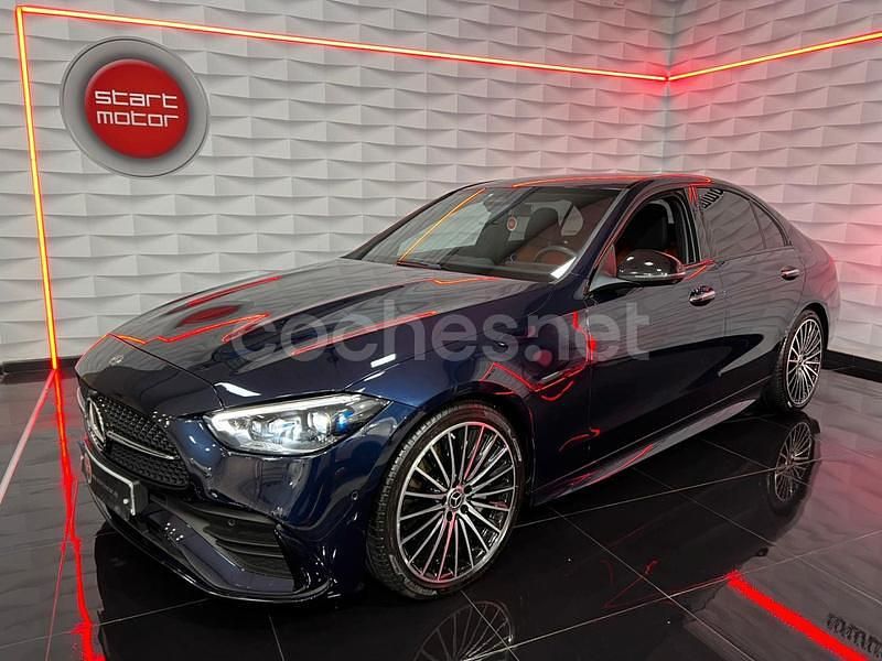 Usado Mercedes C220 200 CV (147 kW) 2022 Azul Berlina