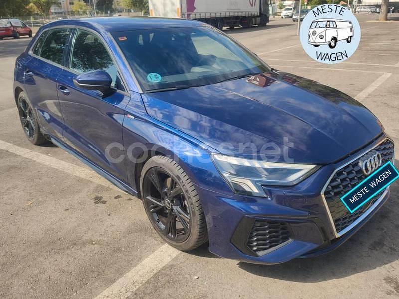 Azul Usado 2021 Audi A3 S-Line Berlina | 19.490 € (Super precio) - Imagen 1/4