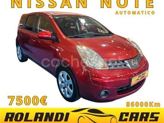Usado Nissan Note Acenta 110 CV (80 kW) 2008 Granate Monovolumen
