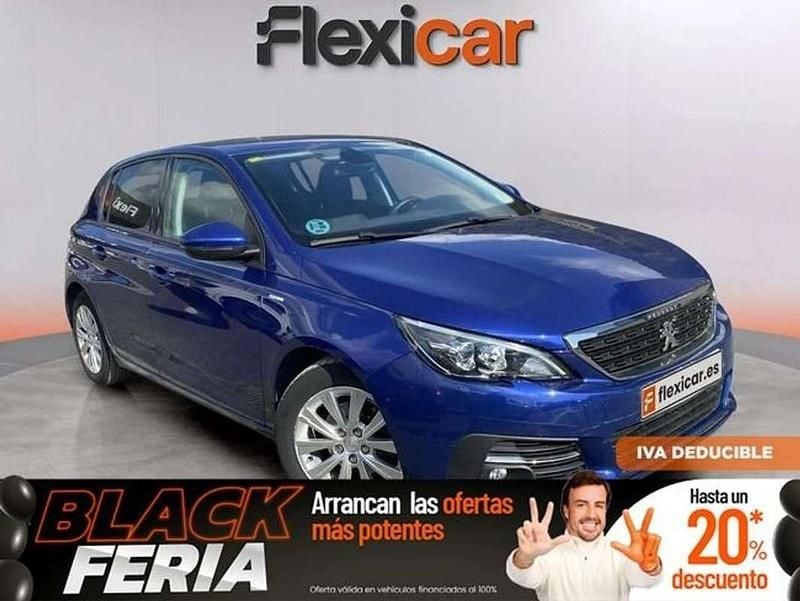 Azul Usado 2020 Peugeot 308 SW Allure Familiar | 9790 € (Buen precio) - Imagen 1/4