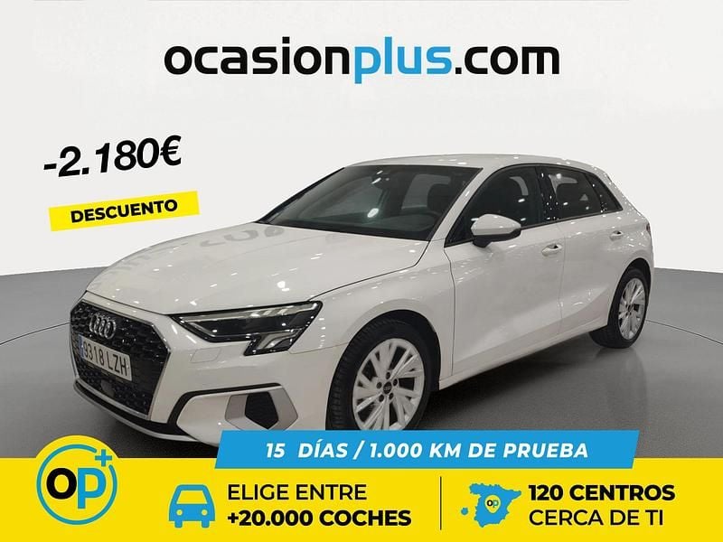 Blanco Usado 2022 Audi A3 Advanced Plus Berlina | 23.990 € (Precio justo) - Imagen 1/4