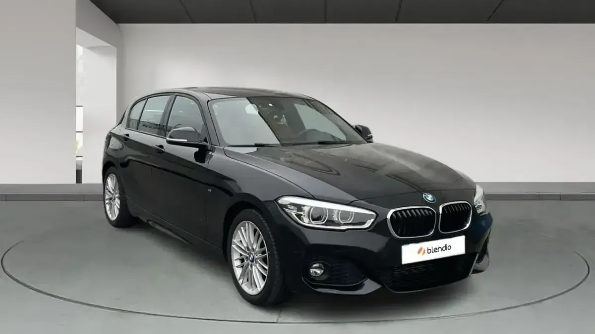Usado BMW 116 116 CV (85 kW) 2018 Negro Utilitario