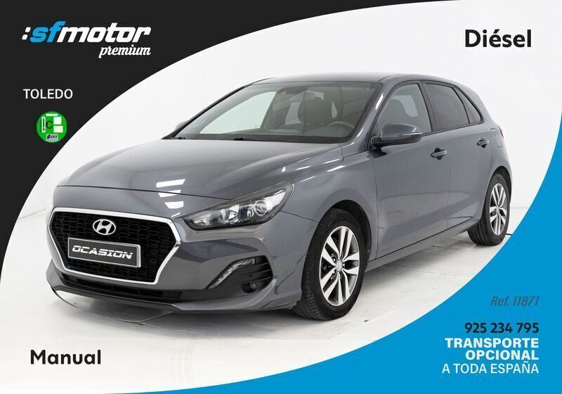 Gris / plata Usado 2021 Hyundai i30 Berlina | 13.900 € (Precio justo) - Imagen 1/4
