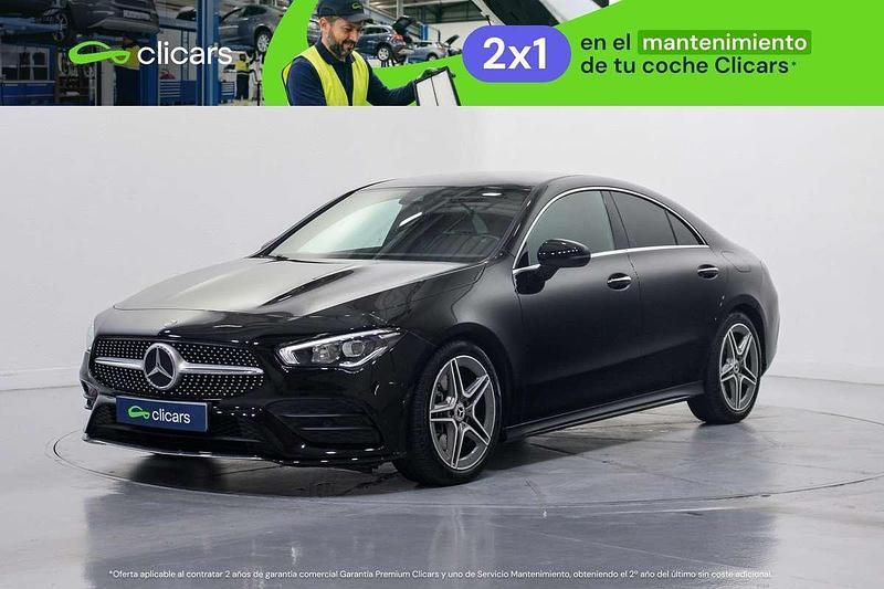 Usado Mercedes CLA200 150 CV (110 kW) 2021 Negro Coupe