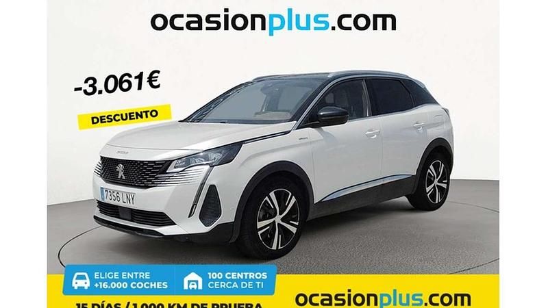 Blanco Usado 2021 Peugeot 3008 Active Monovolumen | 16.889 € (Precio justo) - Imagen 1/4