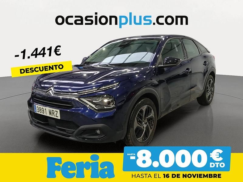 Azul Usado 2024 Citroën C4 PureTech Berlina | 15.860 € (Precio justo) - Imagen 1/4