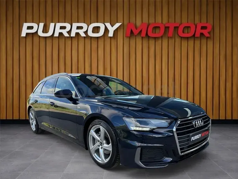 Usado Audi A6 S-Line 204 CV (150 kW) 2022 Azul Familiar