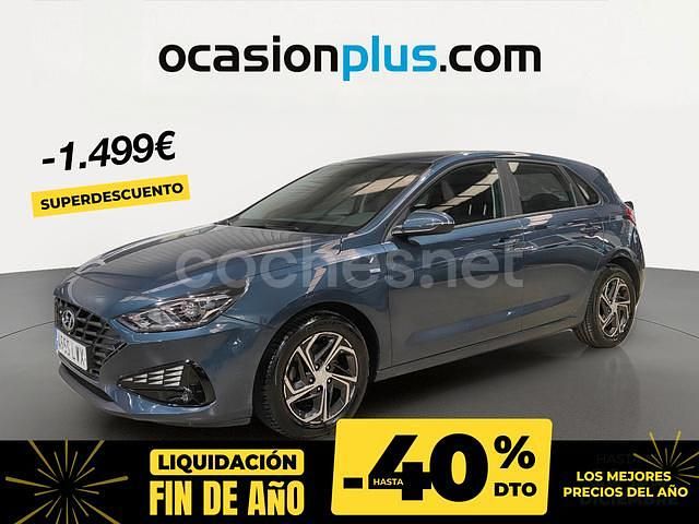 Azul Usado 2022 Hyundai i30 Berlina | 16.490 € (Buen precio) - Imagen 1/4