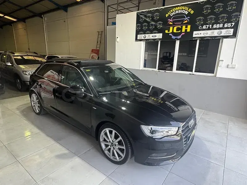 Usado Audi A3 S-Line 150 CV (110 kW) 2014 Negro Berlina
