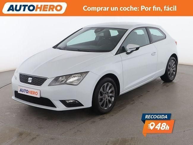 Usado Seat Leon I-Tech 105 CV (77 kW) 2014 Blanco Utilitario