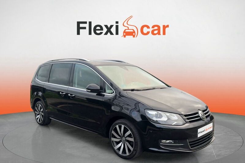 Negro Usado 2019 VW Sharan Sportline Monovolumen | 23.390 € (Buen precio) - Imagen 1/4