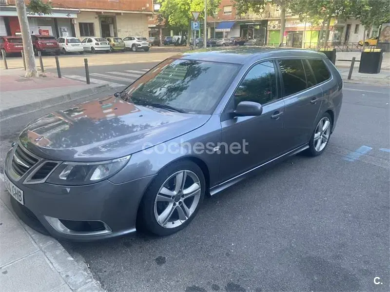 Usado Saab 9-3 Aero 180 CV (132 kW) 2008 Gris / plata Utilitario