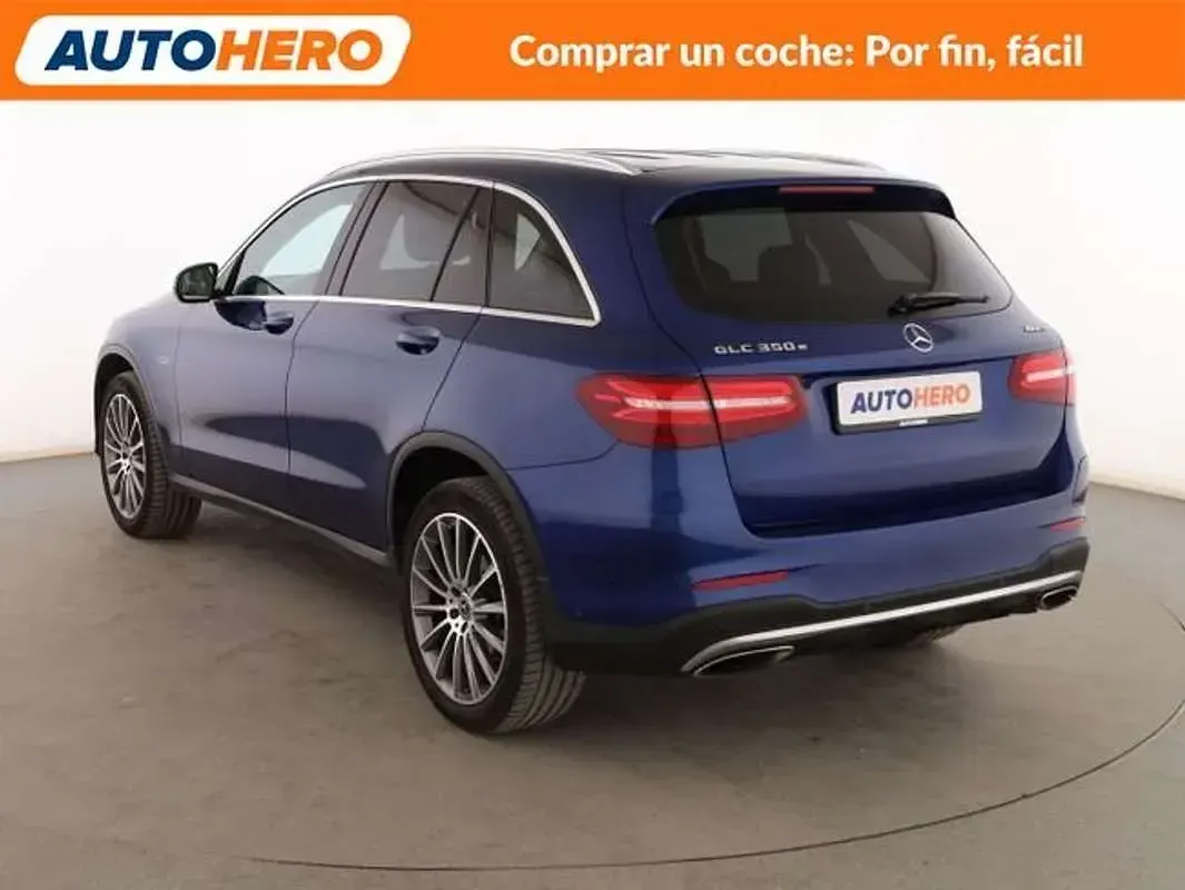 Usado Mercedes GLC350 AMG line 321 CV (236 kW) 2018 Azul SUV