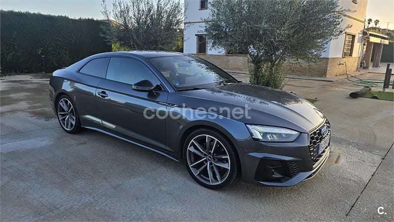 Usado Audi A5 S-Line 163 CV (119 kW) 2021 Gris / plata Coupe