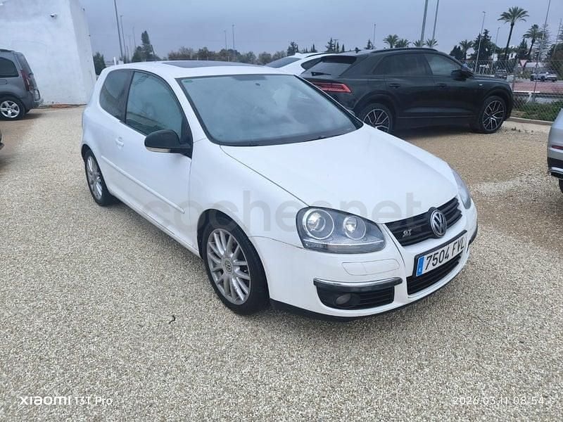 Usado VW Golf V GT 170 CV (125 kW) 2007 Blanco Berlina