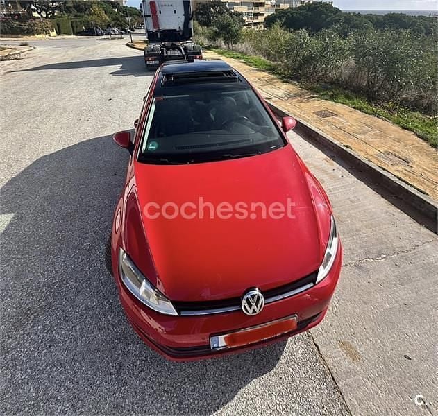 Usado VW Golf VII Advance 110 CV (80 kW) 2017 Rojo Berlina