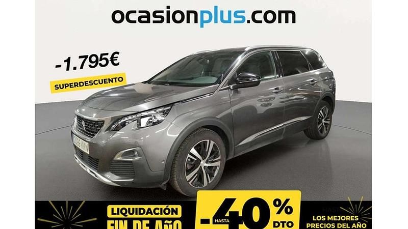 Plateado Usado 2018 Peugeot 5008 Allure Monovolumen | 17.955 € (Buen precio) - Imagen 1/4