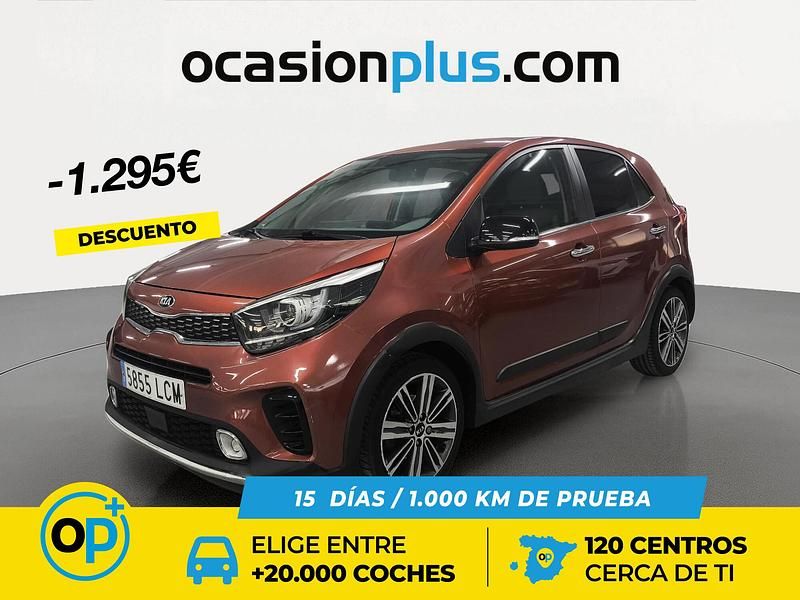 Usado Kia Picanto X-Line 100 CV (73 kW) 2019 Naranja Utilitario