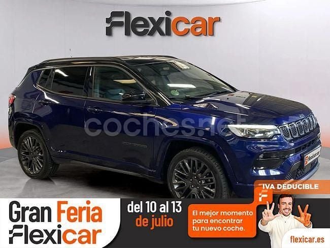 Azul Usado 2021 Jeep Compass Limited SUV | 18.990 € (Precio justo) - Imagen 1/4