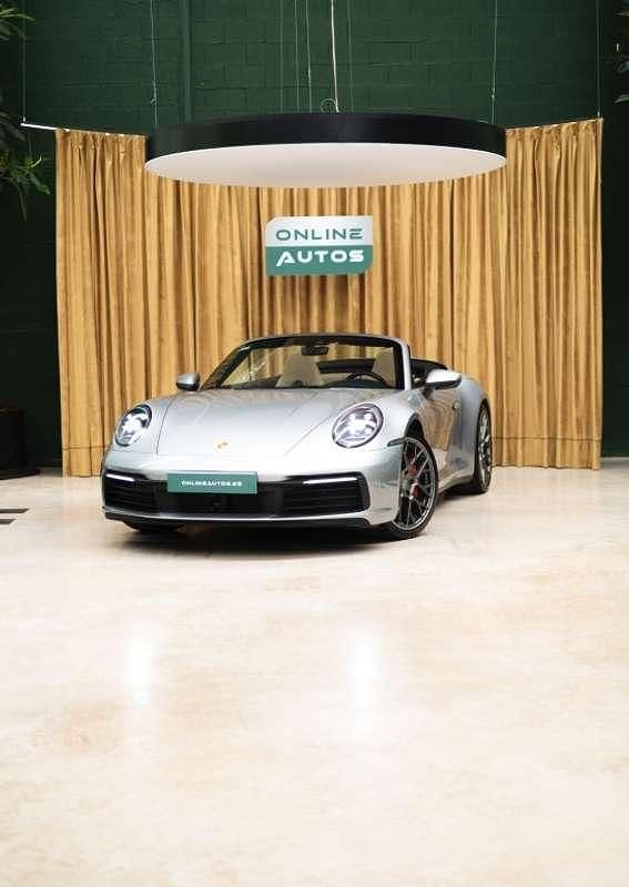 Gris / plata Usado 2020 Porsche 911 Carrera 4S Cabriolet Descapotable | 149.950 € - Imagen 1/4